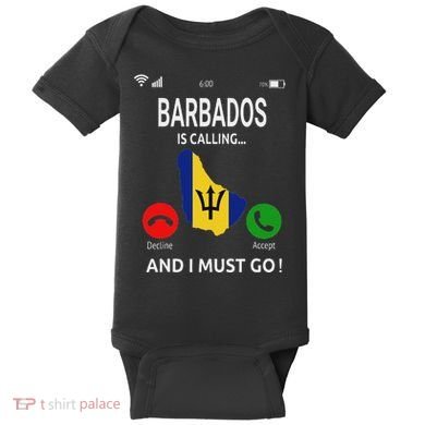 Barbados Is Calling Barbados Flag Vacation Barbados Baby Bodysuit