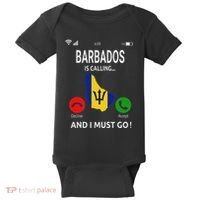 Barbados Is Calling Barbados Flag Vacation Barbados Baby Bodysuit thumb 0