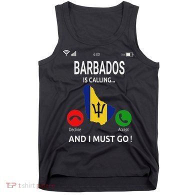 Barbados Is Calling Barbados Flag Vacation Barbados Tank Top