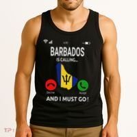 Barbados Is Calling Barbados Flag Vacation Barbados Tank Top thumb 3