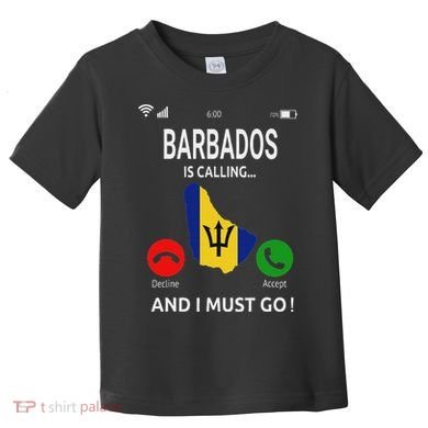 Barbados Is Calling Barbados Flag Vacation Barbados Toddler T-Shirt