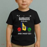 Barbados Is Calling Barbados Flag Vacation Barbados Toddler T-Shirt thumb 2