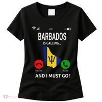Barbados Is Calling Barbados Flag Vacation Barbados Women's T-Shirt thumb 0
