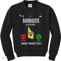 Barbados Is Calling Barbados Flag Vacation Barbados Kids Sweatshirt thumb 0