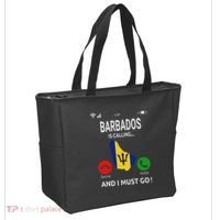 Barbados Is Calling Barbados Flag Vacation Barbados Tote Bag thumb 2