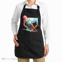 Baseball Ice Cream Dripping Drip Apron thumb 2