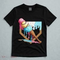 Baseball Ice Cream Dripping Drip T-Shirt thumb 5