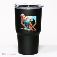 Baseball Ice Cream Dripping Drip Tumbler thumb 0