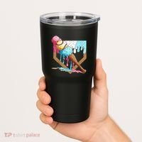 Baseball Ice Cream Dripping Drip Tumbler thumb 2