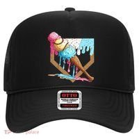 Baseball Ice Cream Dripping Drip Hat thumb 0