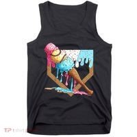 Baseball Ice Cream Dripping Drip Tank Top thumb 0