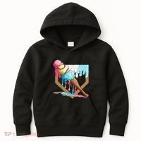 Baseball Ice Cream Dripping Drip Kids Hoodie thumb 0