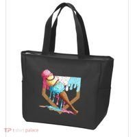 Baseball Ice Cream Dripping Drip Tote Bag thumb 3