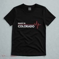 Born In Colorado Heartbeat Place Of Birth T-Shirt thumb 5