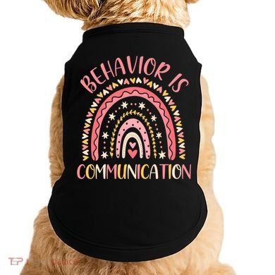 Behavior Is Communication Special Education Sped Teacher Gift Doggie Tank