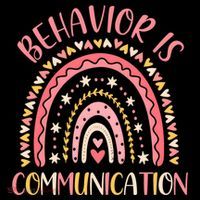 Behavior Is Communication Special Education Sped Teacher Gift Backpack thumb 2