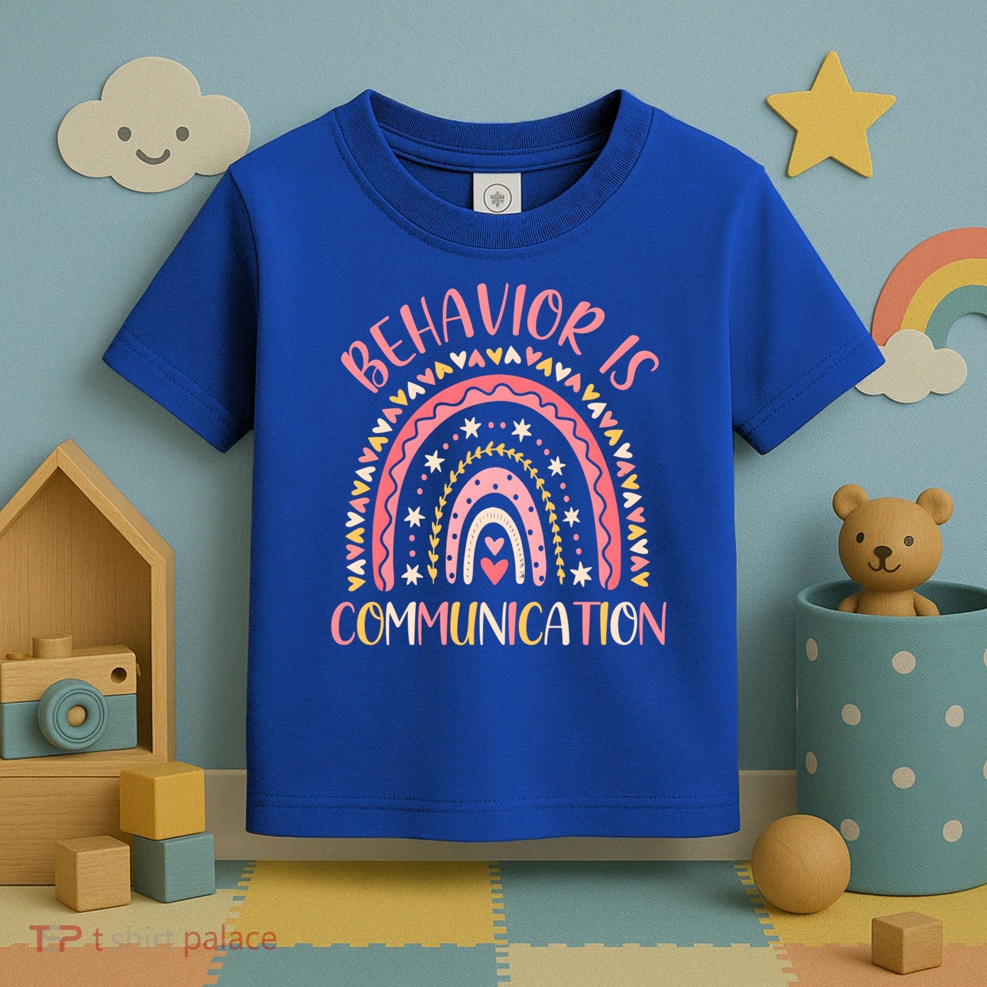 Behavior Is Communication Special Education Sped Teacher Gift Toddler T-Shirt