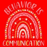 Behavior Is Communication Special Education Sped Teacher Gift Santa Hat thumb 1