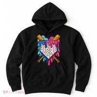 Baseball Ice Cream Drip Baseball Hoodie thumb 0