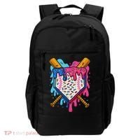 Baseball Ice Cream Drip Baseball Backpack thumb 0