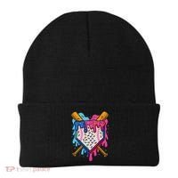 Baseball Ice Cream Drip Baseball Beanie thumb 0