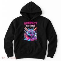 Baseball Ice Cream Drip Respect The Drip Gift Hoodie thumb 0