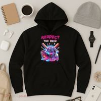 Baseball Ice Cream Drip Respect The Drip Gift Hoodie thumb 3