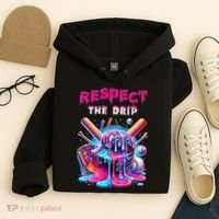 Baseball Ice Cream Drip Respect The Drip Gift Hoodie thumb 4
