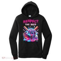 Baseball Ice Cream Drip Respect The Drip Gift Women's Hoodie thumb 0