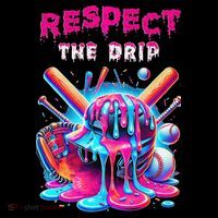 Baseball Ice Cream Drip Respect The Drip Gift Tank Top thumb 6
