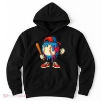 Baseball Ice Cream Drip Sport Game Day Gift Hoodie thumb 0
