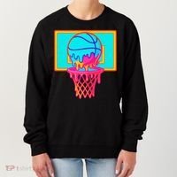 Basketball Ice Cream Drip Women's Sweatshirt thumb 0