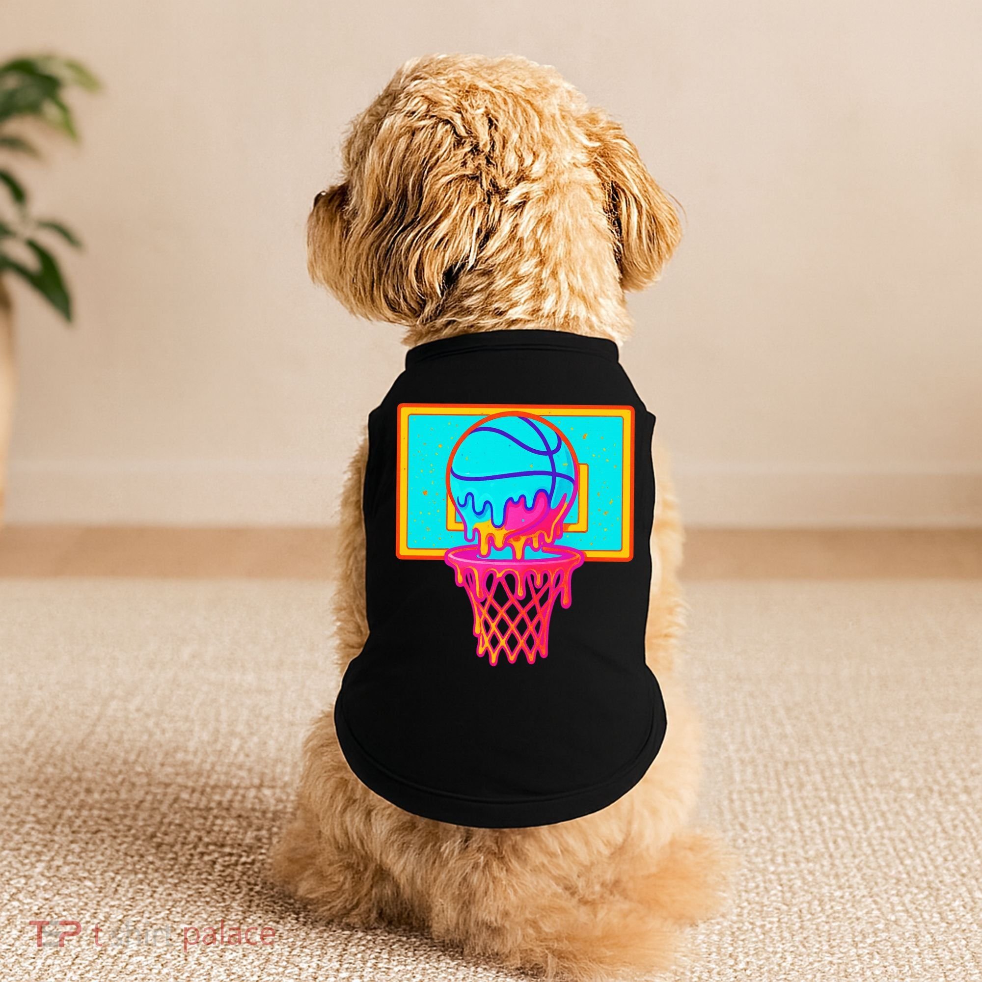 Basketball Ice Cream Drip Doggie Tank