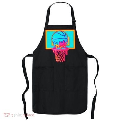 Basketball Ice Cream Drip Apron