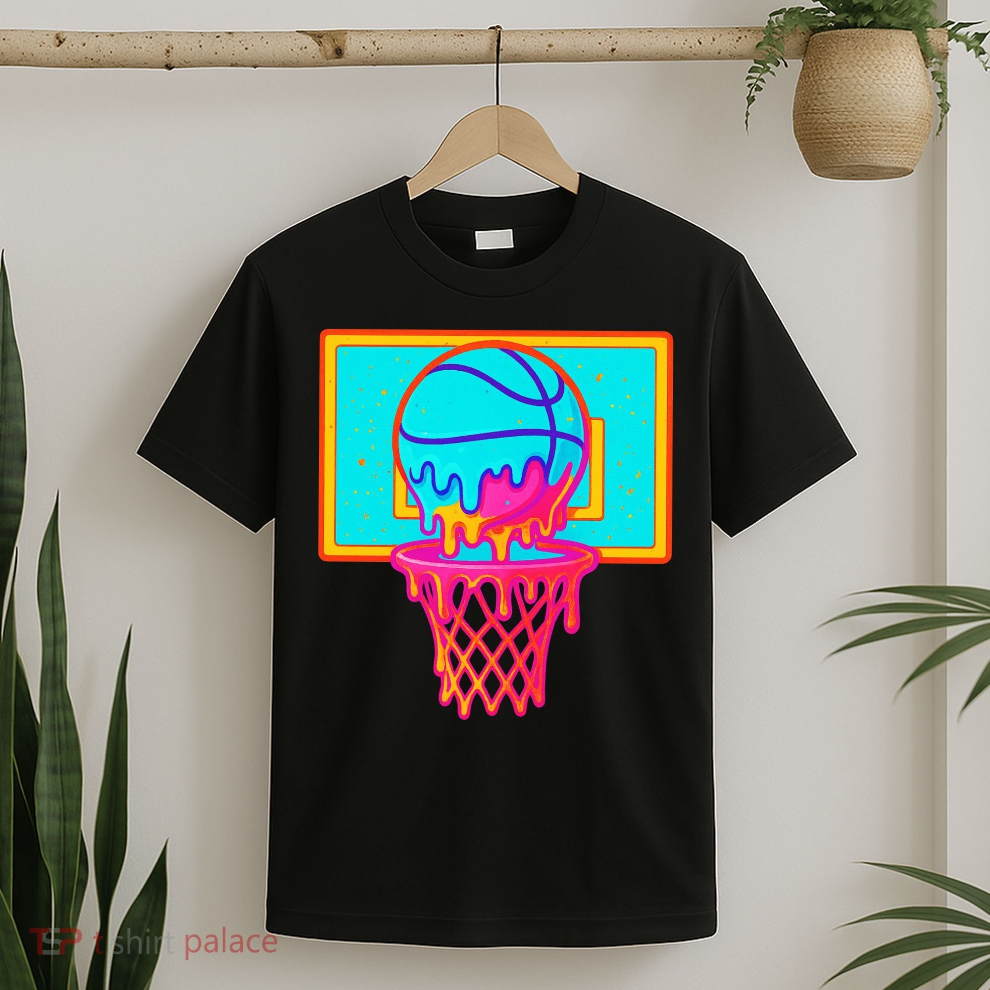 Basketball Ice Cream Drip T-Shirt