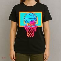 Basketball Ice Cream Drip T-Shirt thumb 4