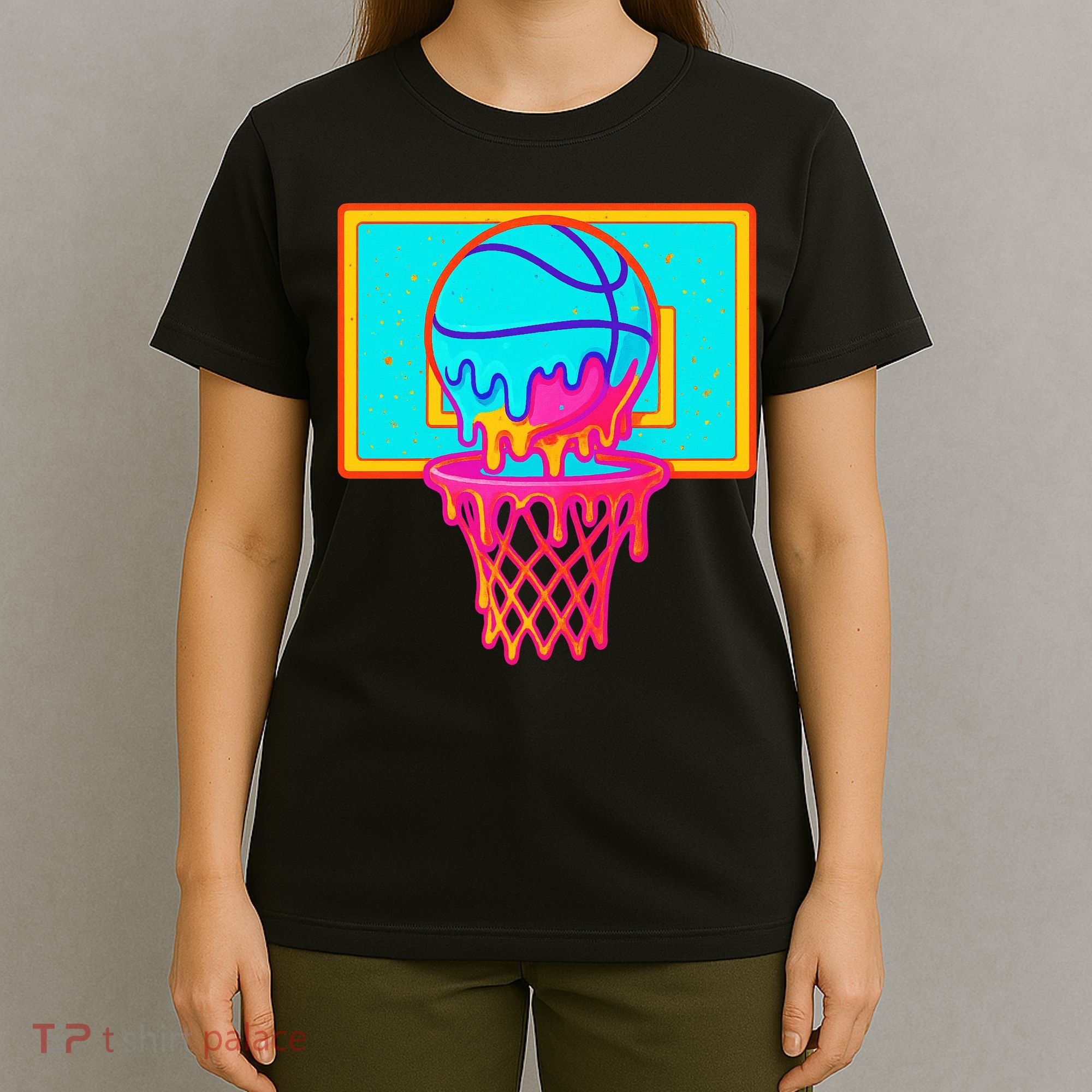 Basketball Ice Cream Drip T-Shirt