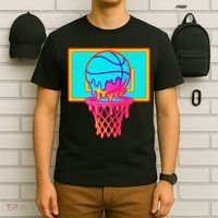 Basketball Ice Cream Drip T-Shirt thumb 6