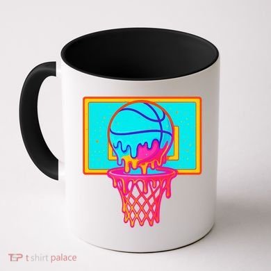 Basketball Ice Cream Drip Coffee Mug