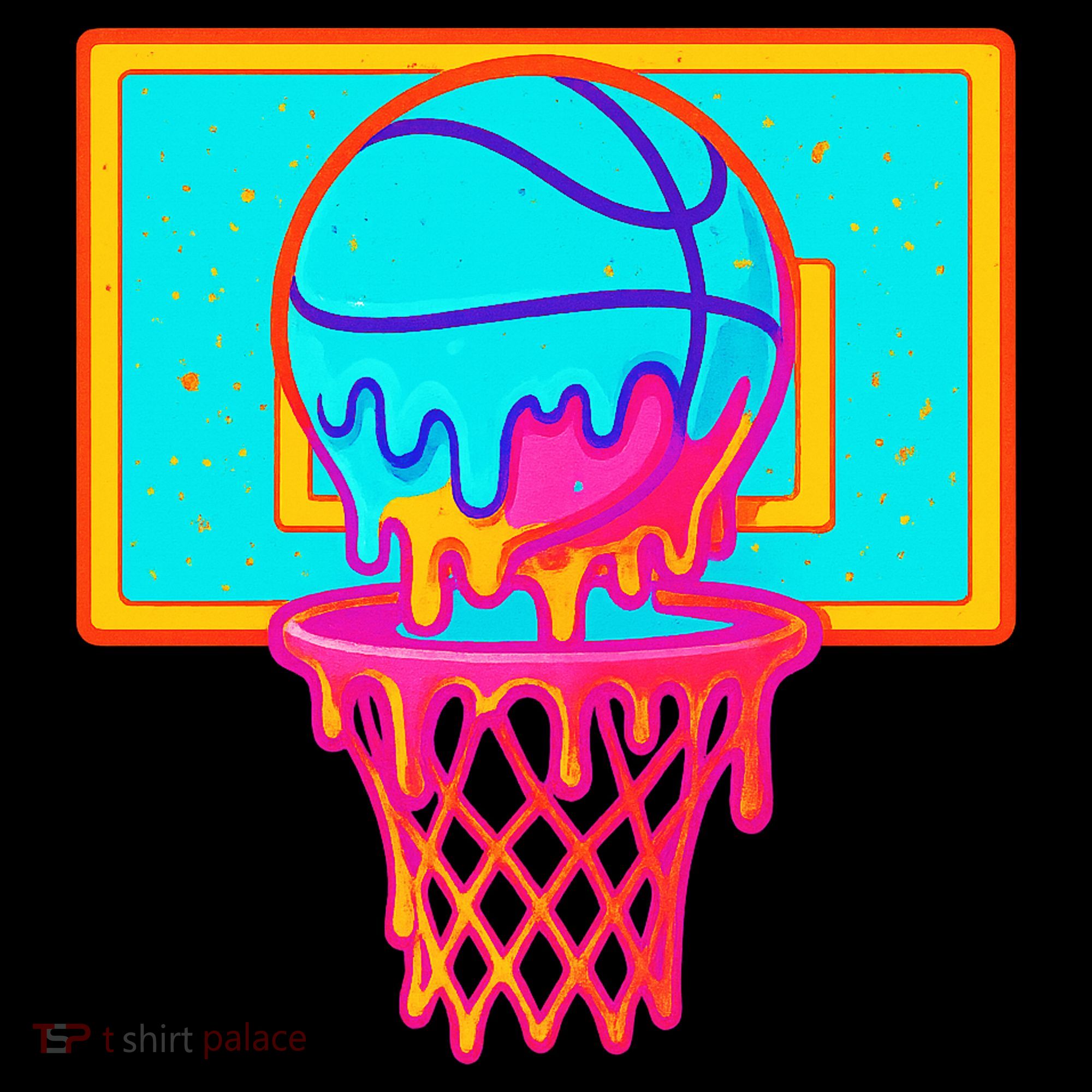 Basketball Ice Cream Drip Coffee Mug
