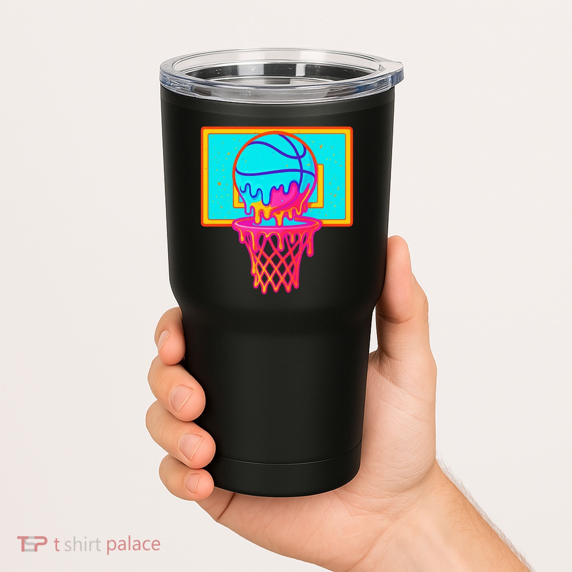Basketball Ice Cream Drip Tumbler