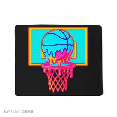 Basketball Ice Cream Drip Mousepad