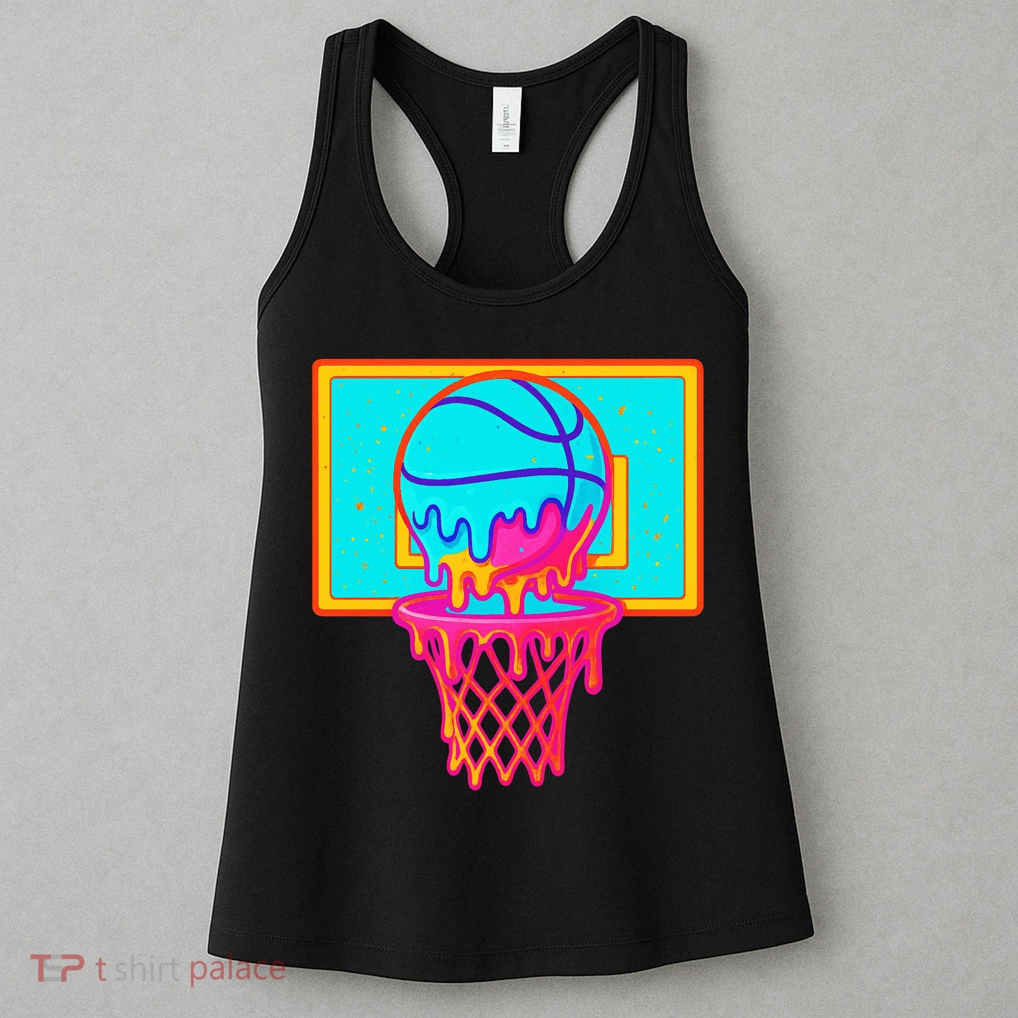 Basketball Ice Cream Drip Women's Tank Top