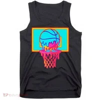 Basketball Ice Cream Drip Tank Top thumb 0