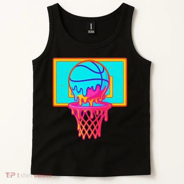 Basketball Ice Cream Drip Tank Top