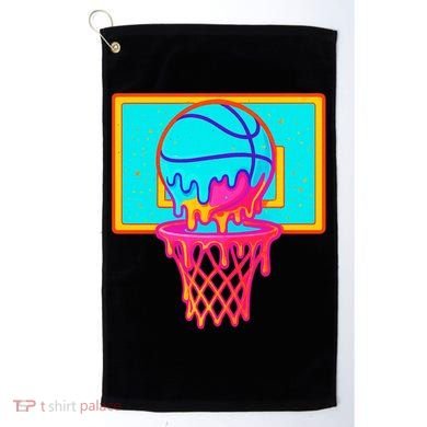 Basketball Ice Cream Drip Golf Towel