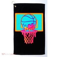 Basketball Ice Cream Drip Golf Towel thumb 0