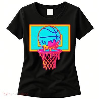 Basketball Ice Cream Drip Women's T-Shirt