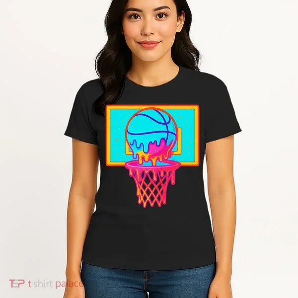 Basketball Ice Cream Drip Women's T-Shirt