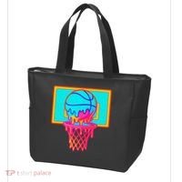 Basketball Ice Cream Drip Tote Bag thumb 3